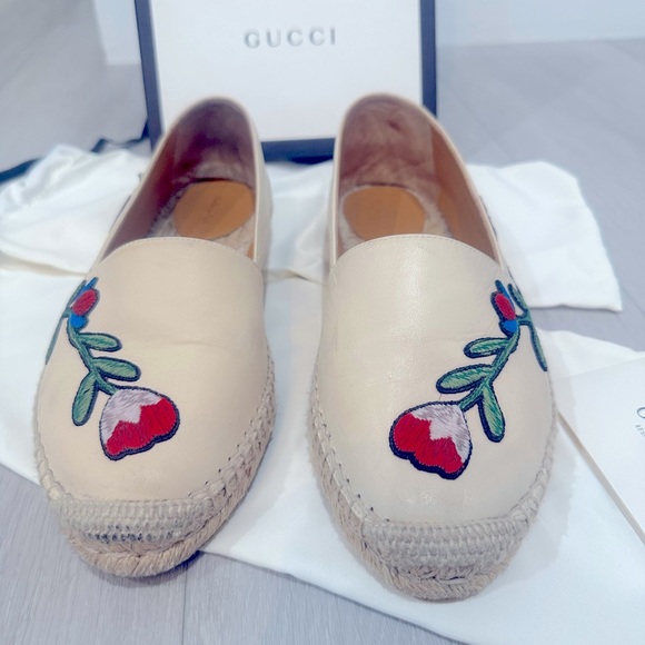 Gucci leather Espadrilles - Size 38 - Picture 2 of 8